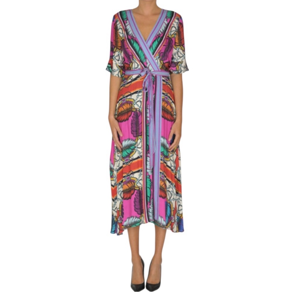 Hale Bob Wrap Dress Women's Small